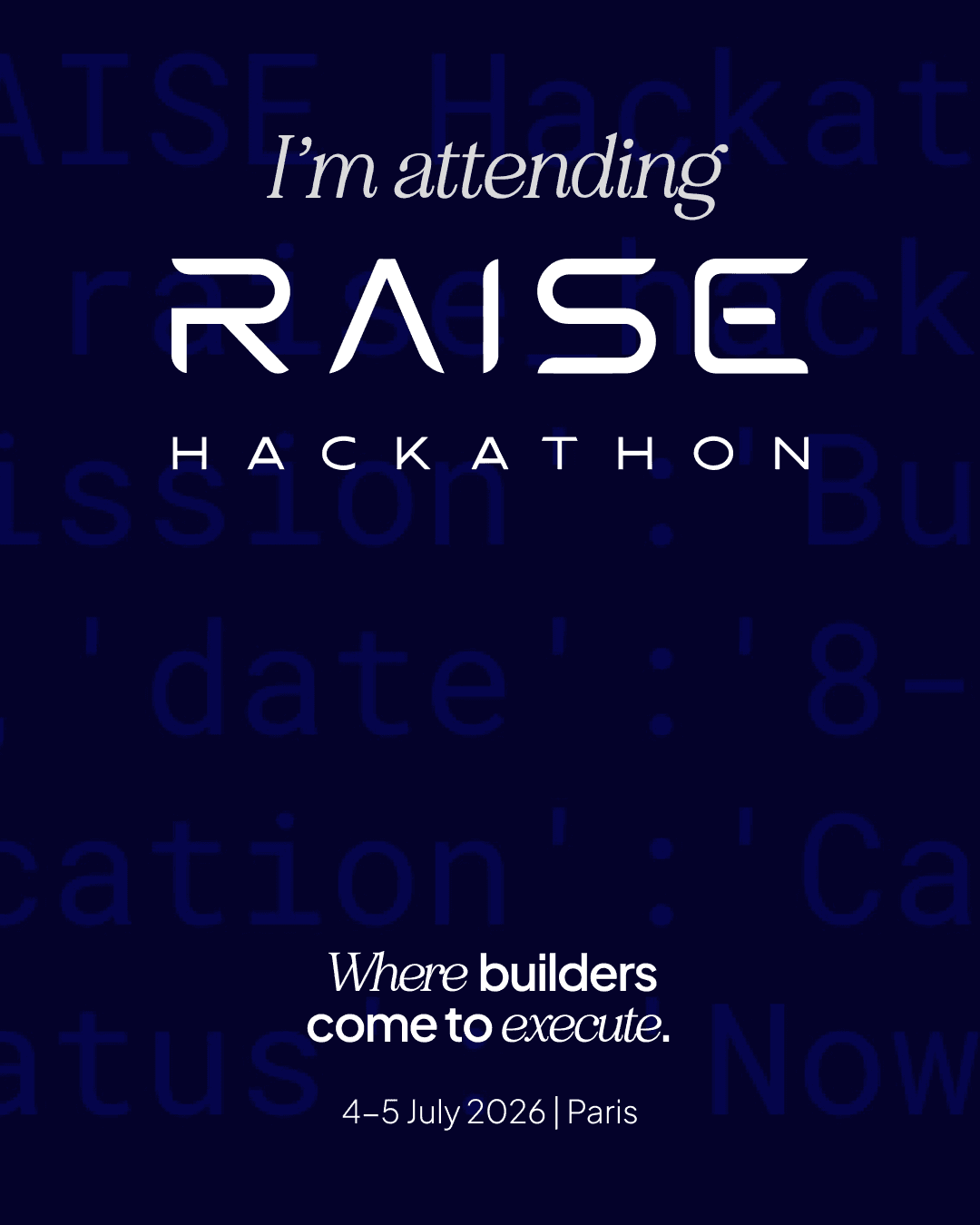 RAISE Hackathon